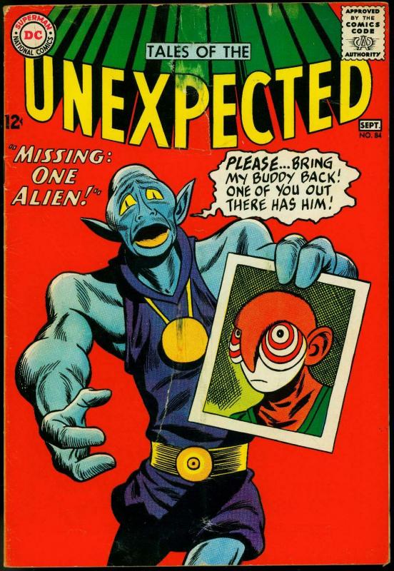 Tales Of The Unexpected #84 1964-DC Silver Age Sci-fi G