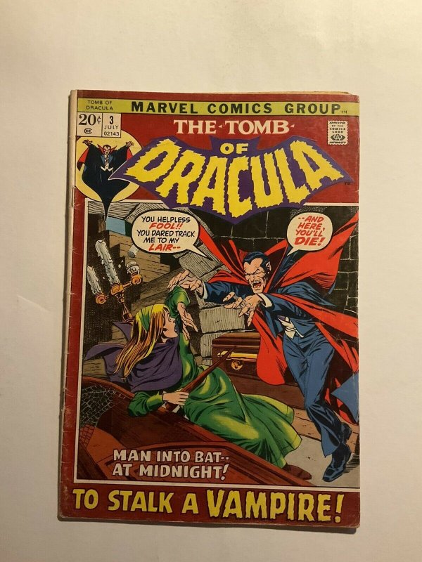 Tomb Of Dracula 3 Very Good/Fine 5.0 First Rachel Van Helsing Marvel