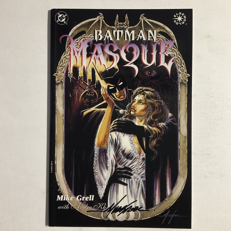 Batman Masque NN 1997 Signed by Mike Grell DC Comics NM near mint