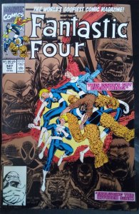 Fantastic Four #347 Second Print Cover 1990 Marvel Comics Comic Book