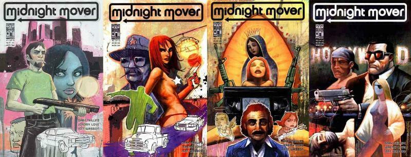 MIDNIGHT MOVER (2003 ONI) 1-4  the COMPLETE series!