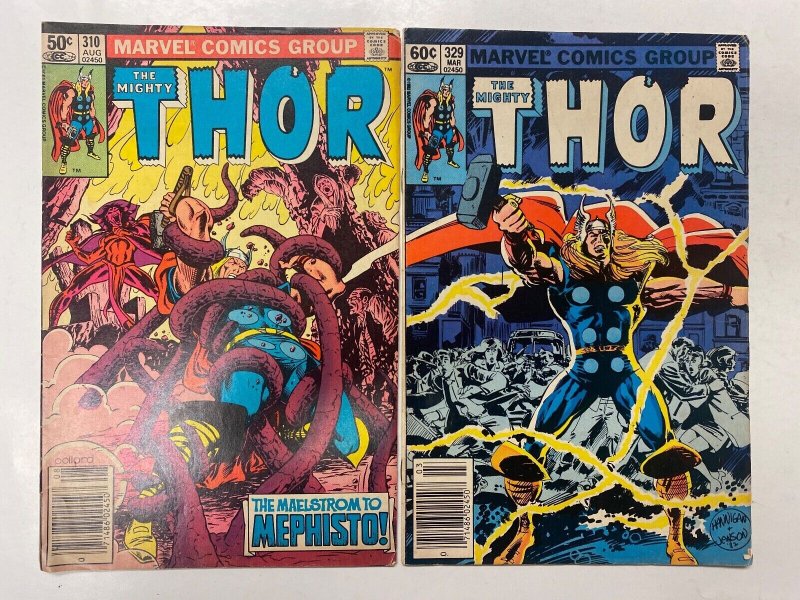 5 Thor MARVEL comic books #215 241 310 329 469 71 KM15