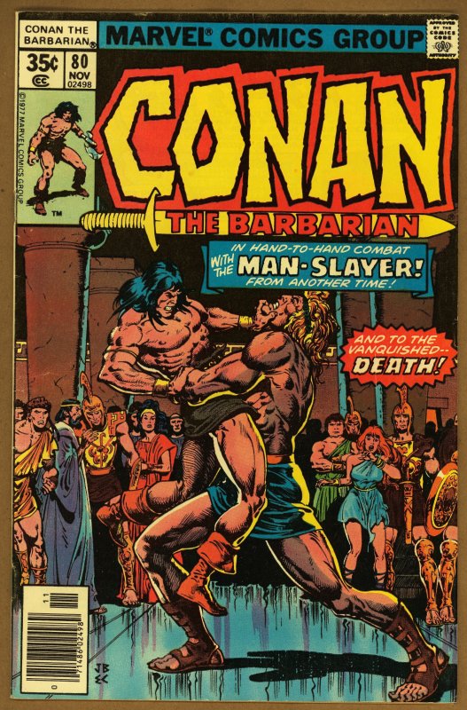 Conan the Barbarian #80 (1977) - John Buscema Cover