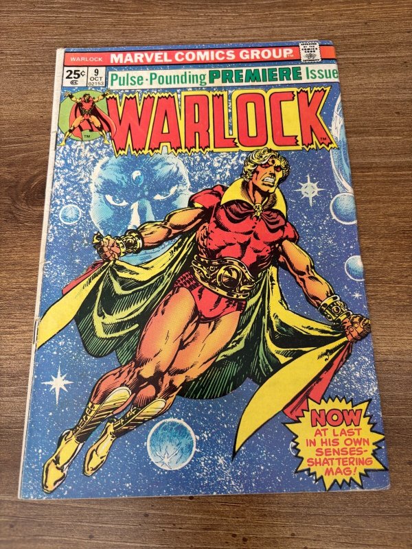 Warlock # 9 FN Marvel Comic Book The Power Of  18 J368