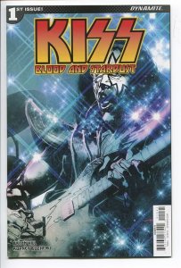 KISS BLOOD STARDUST (2018 D. E.) #1 VARIANT CVR D SAYGER SPACEMAN