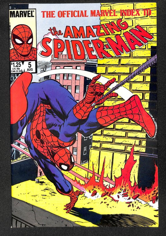 The Official Marvel Index to the Amazing Spider-Man #5 (1985)