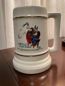 1978 Marvel Comics Thor beer mug