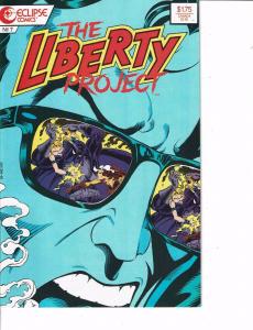 Lot Of 2 Comic Books Eclipse The Liberty Project #8 and #7 ON7 