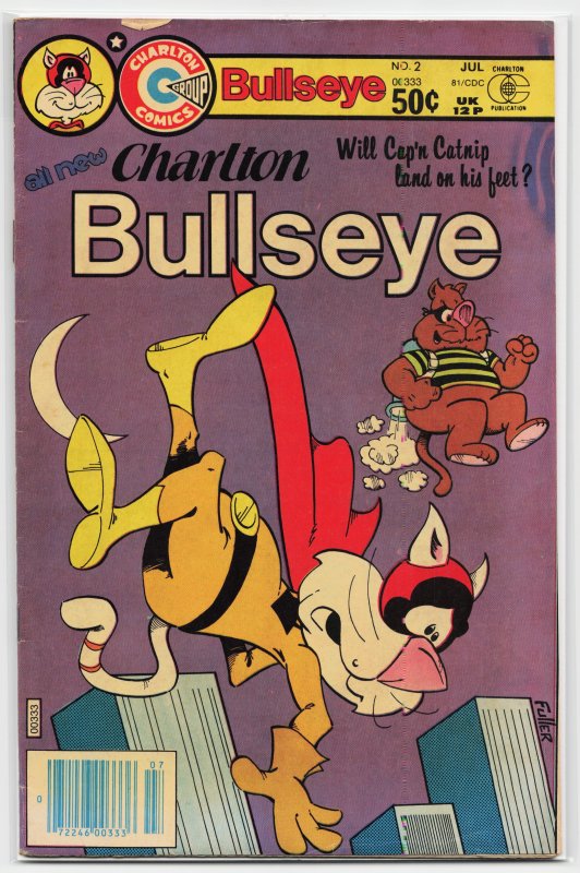 Charlton Bullseye #2 (1981) Cap'n Catnip