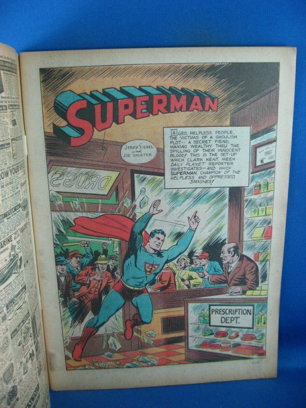 ACTION COMICS 29 F+ SUPERMAN 2ND LOIS LANE COVER 1940