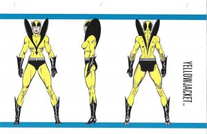 Official Handbook of the Marvel Universe Sheet - Yellowjacket II