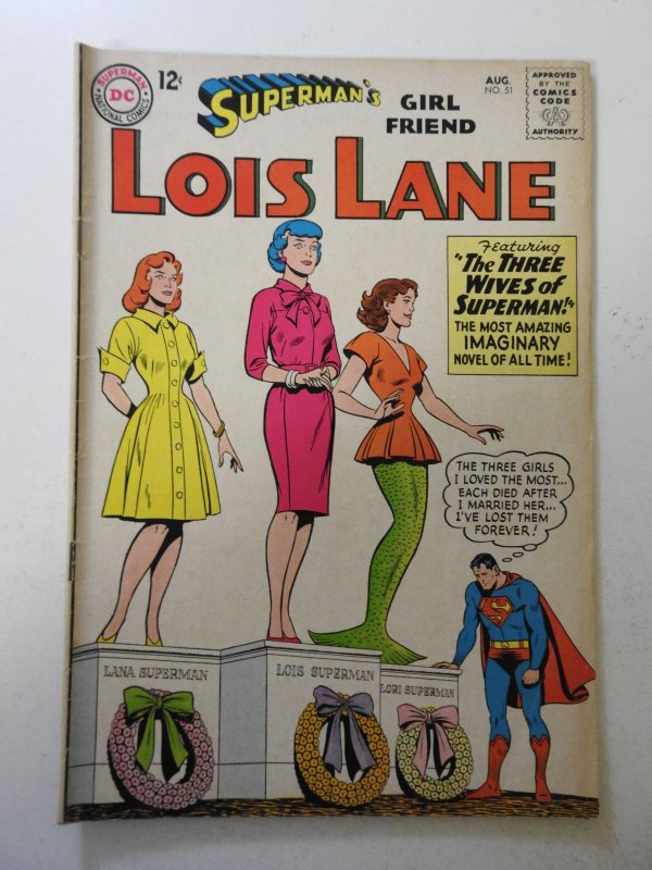 Superman's Girl Friend, Lois Lane #51 (1964) VG Condition see desc