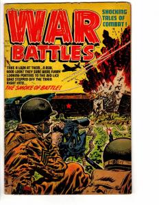 WAR BATTLES 7 VG- Sept 1952 Powell COMICS BOOK