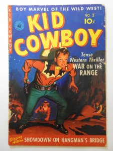 Kid Cowboy #3 from Ziff-Davis Pub. in Good+ Condition!