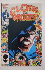 Cloak and Dagger #9 (1986) Anniversary Border NM- 9.2