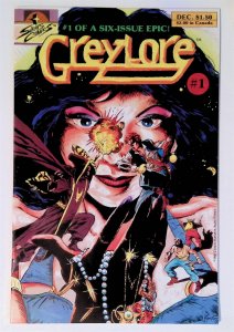 Greylore #1 (Dec 1985, Sirius) 7.0 FN/VF