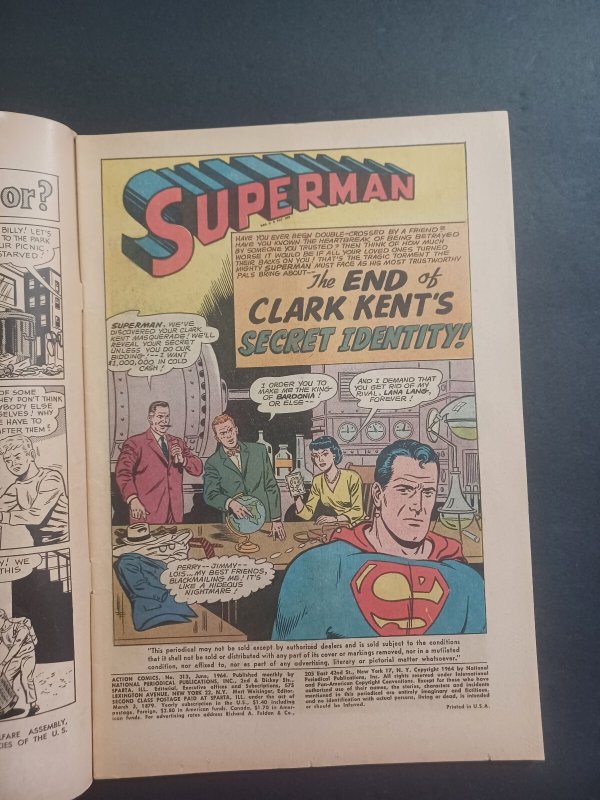Action Comics #313 - Supergirl - Batman - 1964 - VG