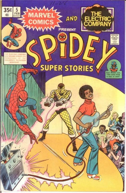 SPIDEY SUPER STORIES 5 VF-NM Feb. 1975 Vulture COMICS BOOK 