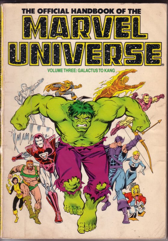 Official Handbook of the Marvel Universe   vol. 2   #6,8,10,11,13,19,20 +Update