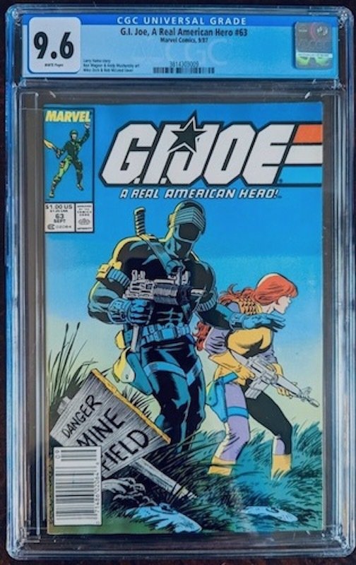 G.I. Joe: A Real American Hero #63 (1987) CGC 9.6