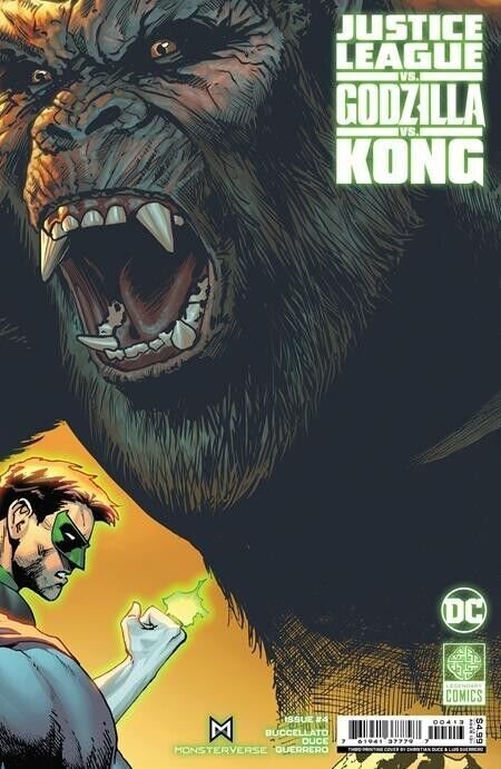 Justice League vs Godzilla vs Kong #4 Third Print Variant Comic Book 2024 - DC