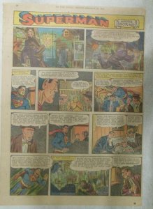 Superman Sunday Page #635 by Wayne Boring from 12/30/1951 Size ~11 x 15 inches 