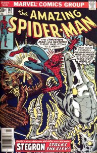 Amazing Spider-Man, The #165 VG ; Marvel | low grade comic February 1977 Stegron