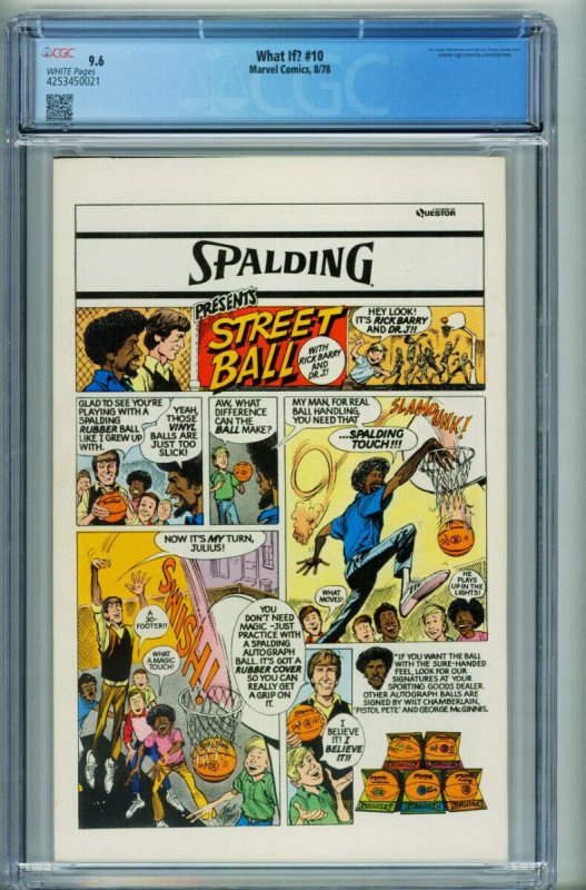 What If #10 CGC 9.6-1978-JANE FOSTER BECOMES THOR - Marvel 4253450021