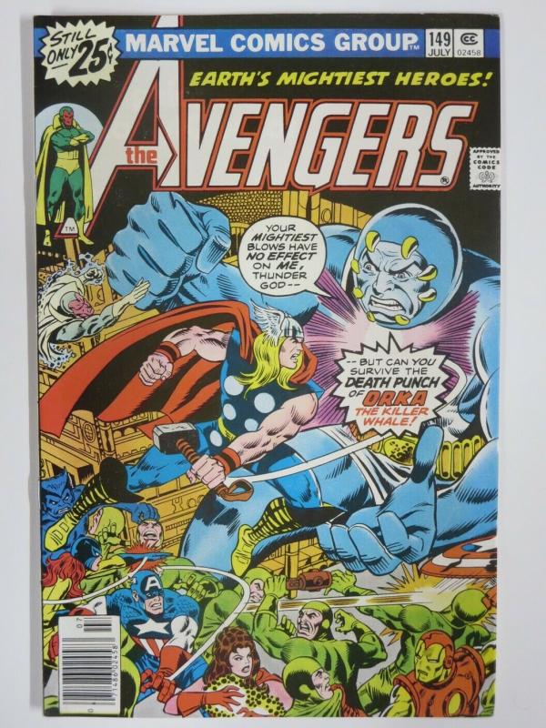 AVENGERS 149 F-VF July 1976 COMICS BOOK