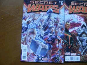 3 Near-Mint Marvel SECRET WARS #2 #4 #6 (2015) Hickman Ribic (Battleworld Doom)