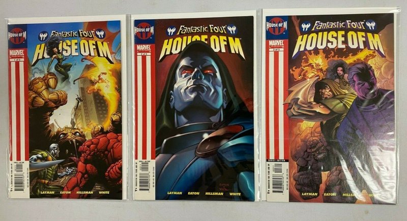 Fantastic Four House of M SET #1-3 8.0 VF (2005) 