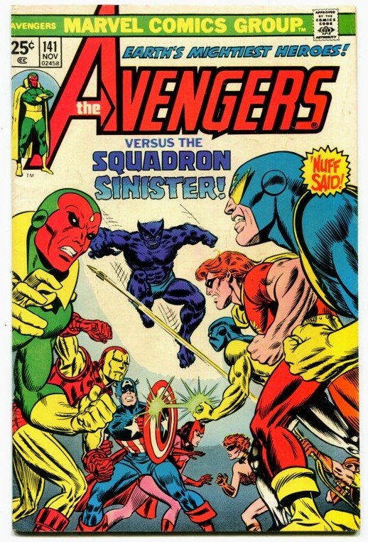 Avengers #161 (7.0) 1975 THE SQUADRON SINISTER! Ant-Man Appearance Marvel ID01G