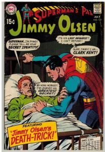 JIMMY OLSEN 121 VG+ July 1969