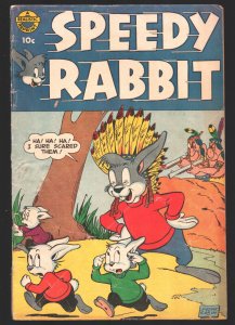 Speedy Rabbit no# 1953-Realistic-Frank Carin cover-Spotty the Pup-Pecos Bill-Spa