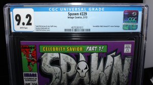 Spawn #229 (CGC 9.2) Incredible Hulk Annual #1 Cover Homage - 2013