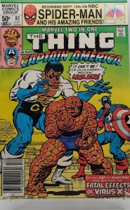 MARVEL TWO-IN-ONE #82 (1974 Series, 1981) NEWSSTAND NM+