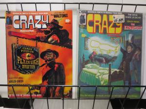 CRAZY#3, 6 Marvel does MAD mAGAZINE Eccentric Parody Exorcist Last Tango 