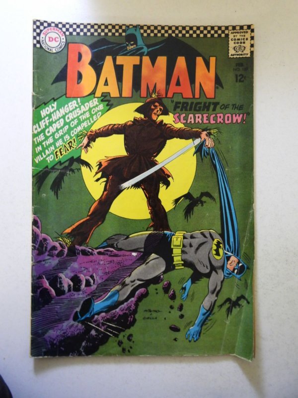 Batman #189 (1967) 1st SA App of Scarecrow! VG Condition