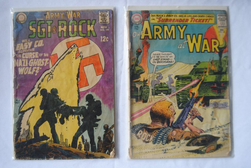 Our Army at War. 149,199 Two books