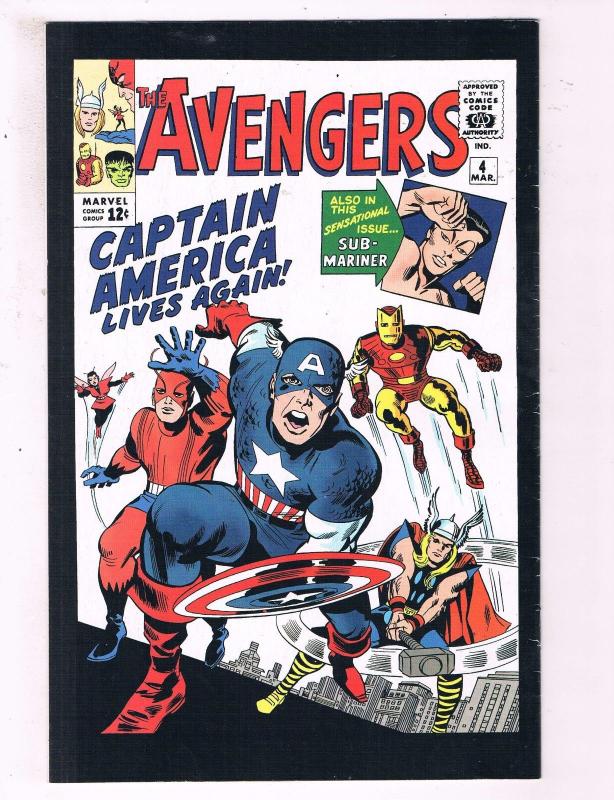 Avengers Classic #4 VF Marvel Comics Comic Book Lee Kirby Captain America  DE14