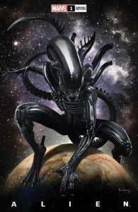ALIEN #1 MICO SUAYAN TRADE/VIRGIN VARIANT  SET MARVEL NM.