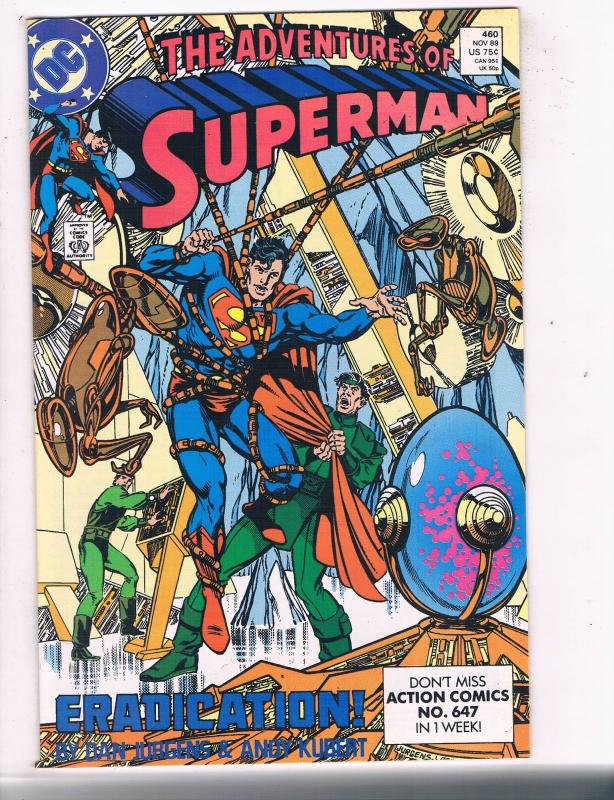 Adventures of Superman (1987) #460 DC Comic Book Eradicator Krypton HH3