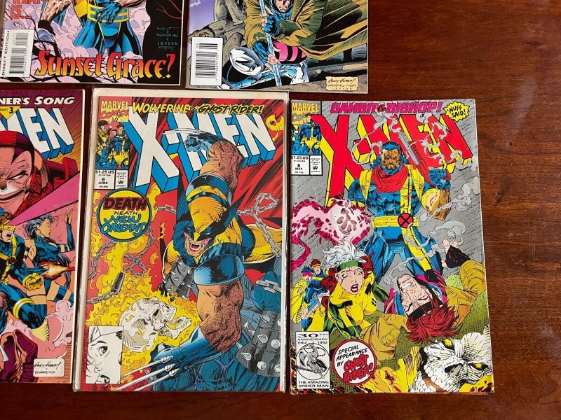 7 X-Men Marvel Comic Books # 8 9 14 32 33 35 41 Wolverine Storm Gambit 22 J817