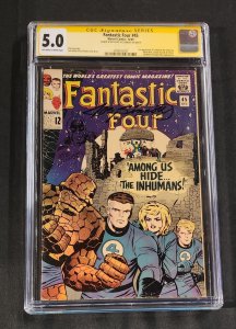 Fantastic Four #45 - Signed & Sketched Joe Sinnott / 1st Inhumans (CGC 5.0) 1965