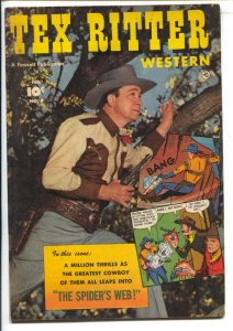 Tex Ritter Western #9  1951 - Fawcett  -VG/FN - Comic Book