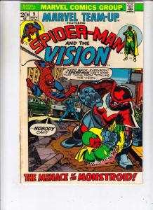 Marvel Team-Up #5 (Nov-72) VF High-Grade Spider-Man