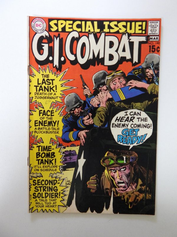 G.I. Combat #140 (1970) VG/FN condition rusty staples