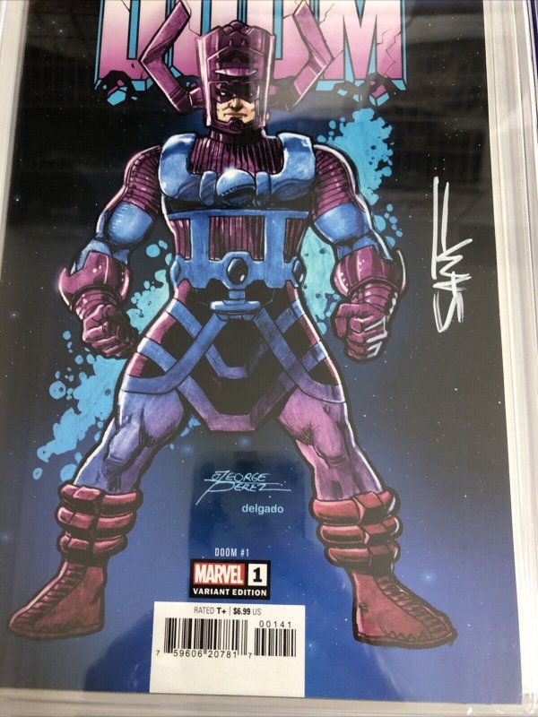 Doom (2024) # 1 (CGC 9.8 SS) Signed Sanford Greene * Marvel Comics * Perez