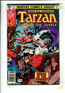 TARZAN #27 (6.0) CONCRETE JUNGLE!! 1979