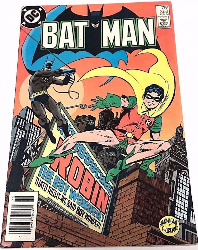 BATMAN#368 FN/VF 1983 FIRST NEW ROBIN DC BRONZE AGE COMICS